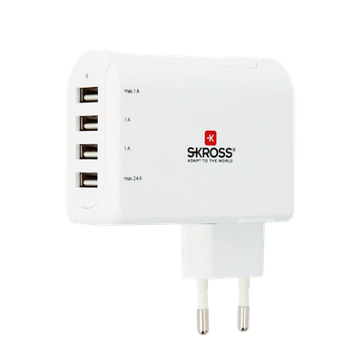 EURO USB CHARGER 4 PORT (2.800101)
