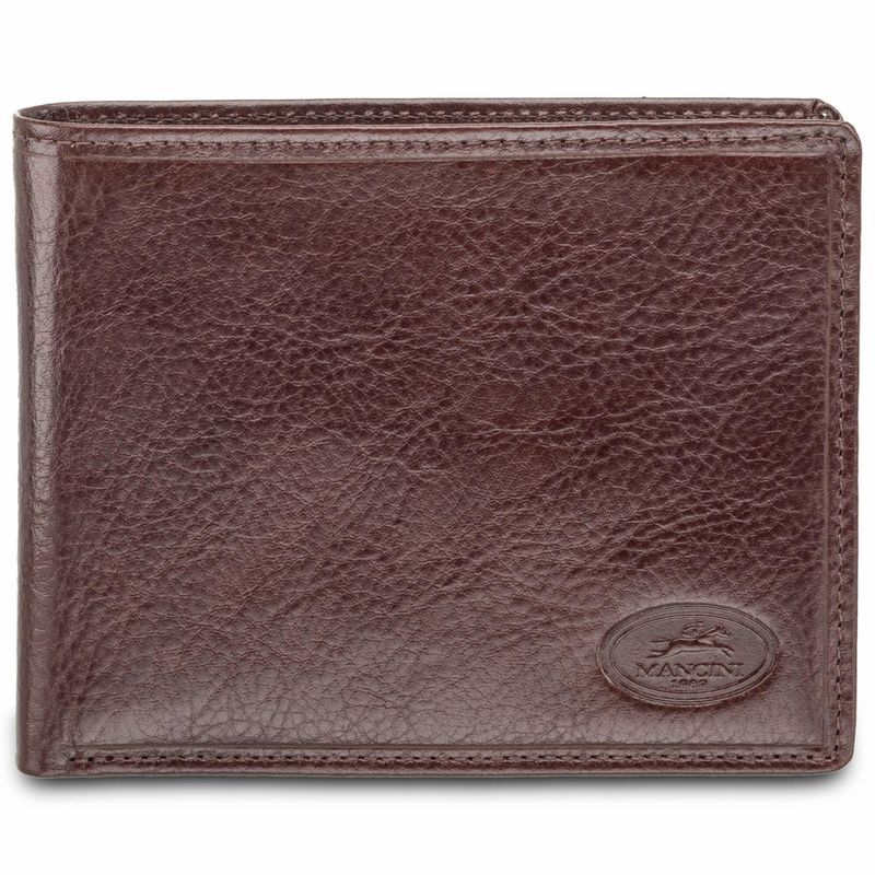 MEN&#39;S BILLFOLD WITH REMOVABLE PASSCASE (52954) BROWN