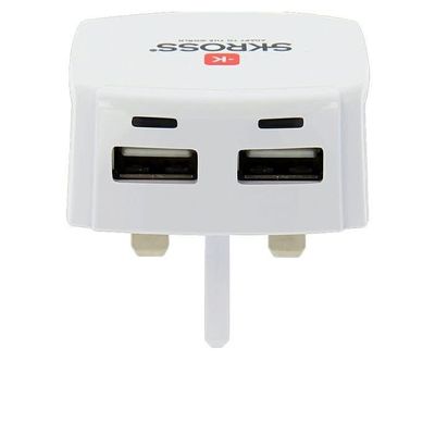 UK USB CHARGER - 2 PORT (1.302720)