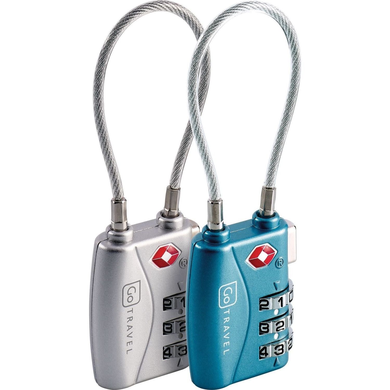 TWIN COMBI CABLE TSA LOCKS (360)