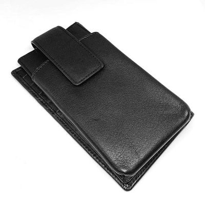 RFID CELL PHONE WALLET/CASE (1297) BLACK
