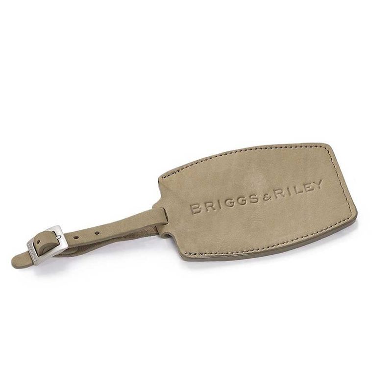 LEATHER ID TAG (W40-7) OLIVE