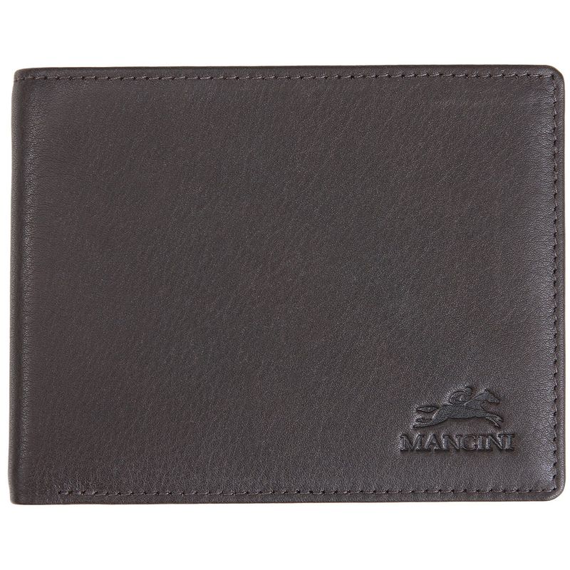 MEN&#39;S RFID BILLFOLD WITH COINPURSE, BROWN (2030151)