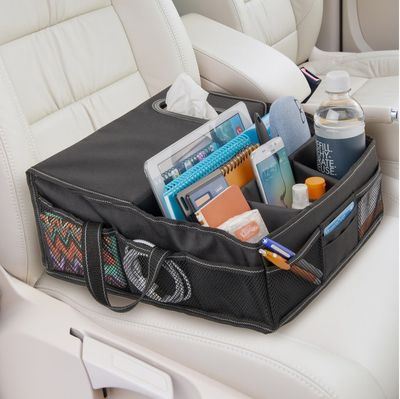 SEAT STASH DRIVER ORGANIZER (HR-5556-BLK)