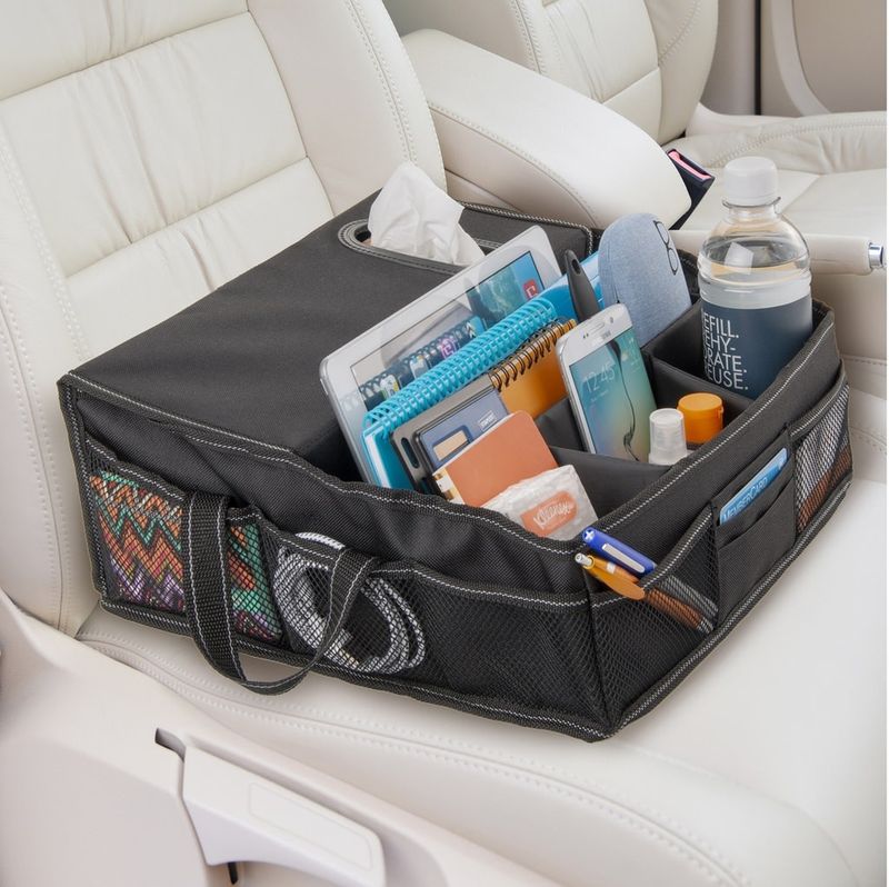 SEAT STASH DRIVER ORGANIZER (HR-5556-BLK)