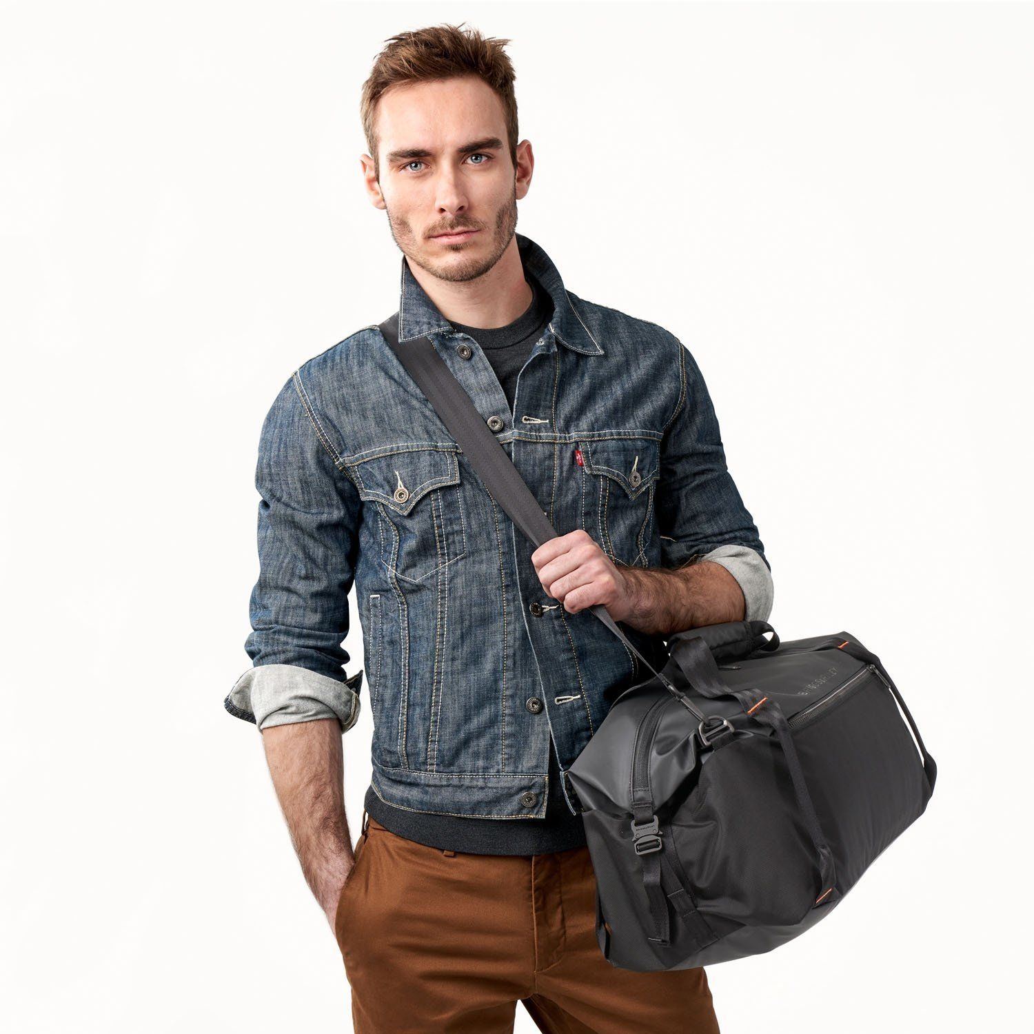 ZDX CARGO SATCHEL, BLACK (ZX160-4)