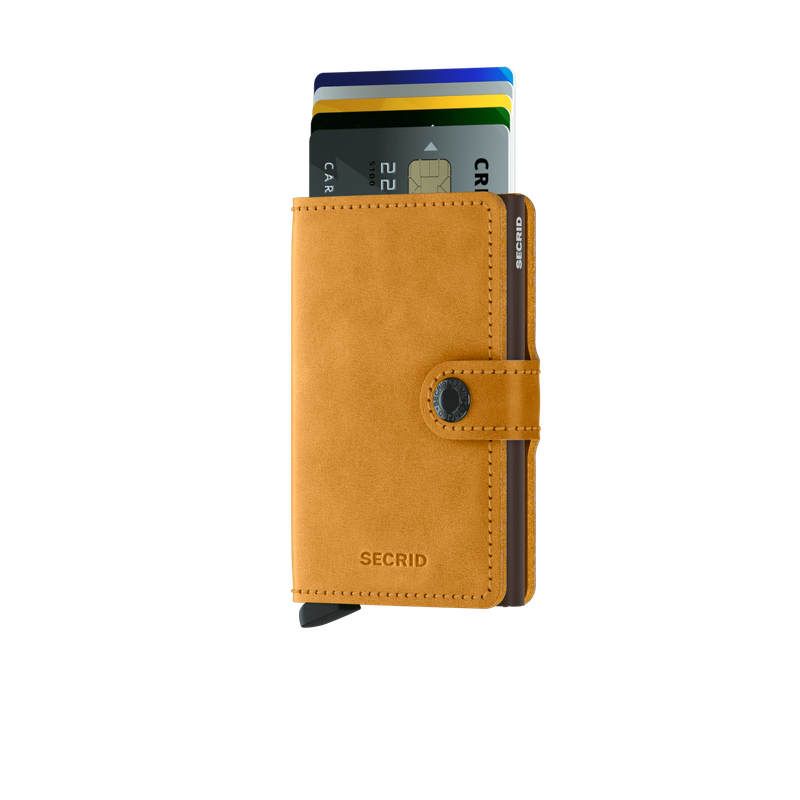 MINIWALLET VINTAGE OCHRE
