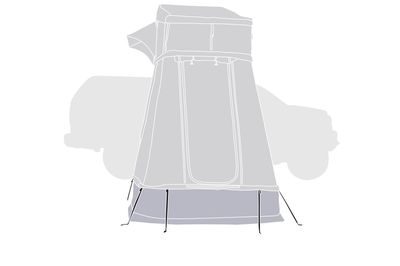 THULE ANNEX EXTENSION FOR 3 -PERSON TENTS HAZE GREY