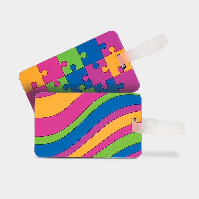 SET OF 2 LUGGAGE TAGS, PUZZLE (13570-000)