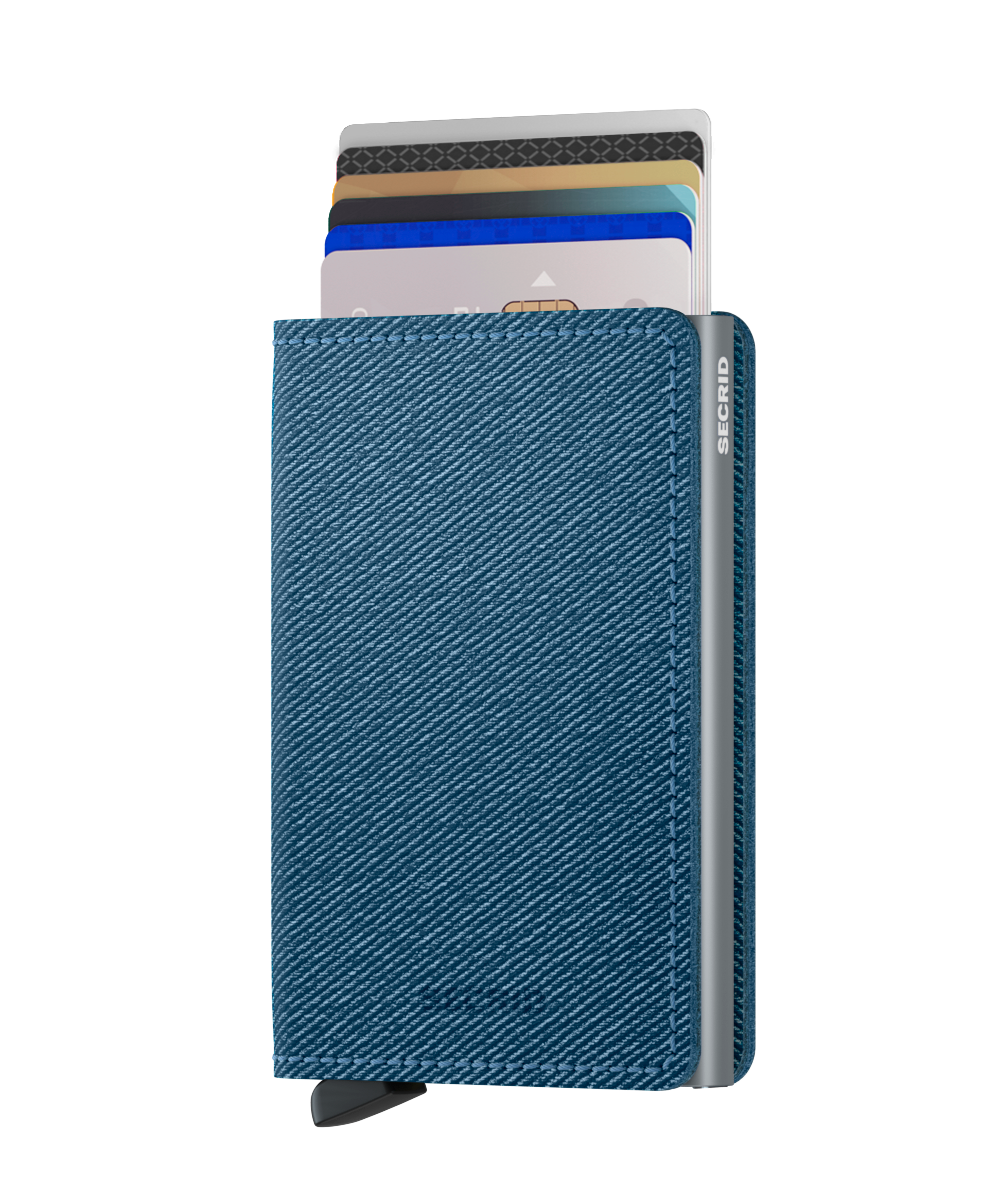 SLIMWALLET TWIST JEANS BLUE