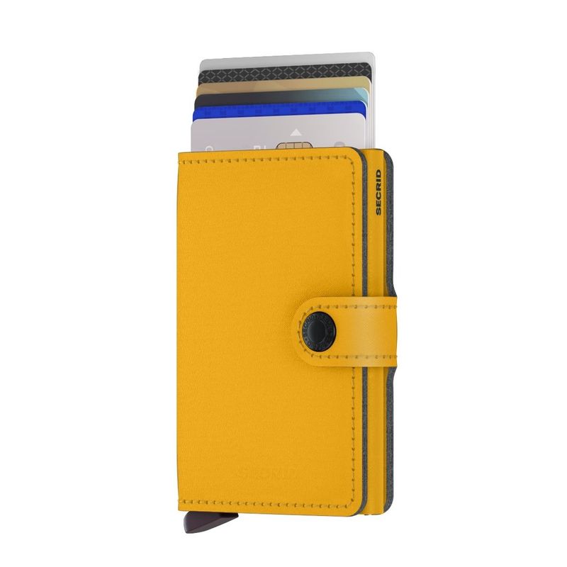 MINIWALLET YARD POWDER OCHRE (NON-LEATHER)