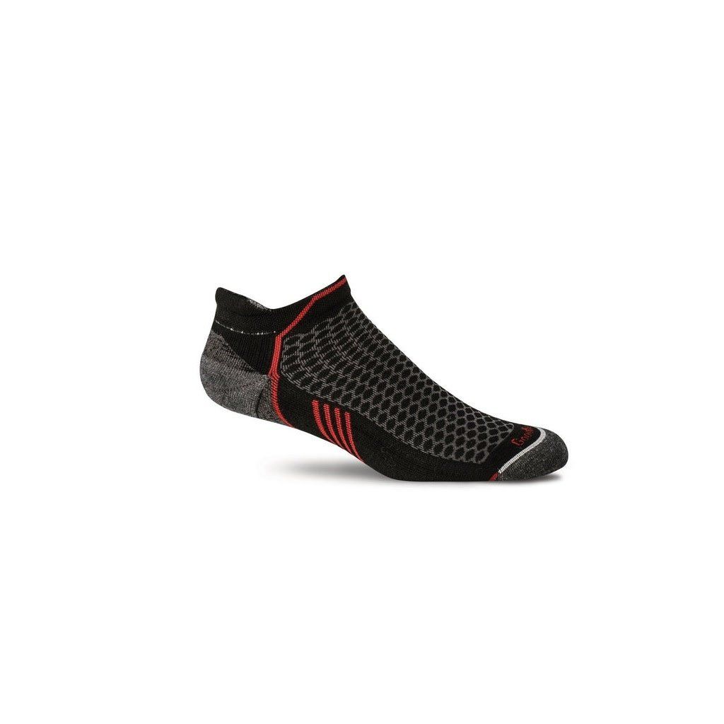 MEN&#39;S INCLINE MICRO MODERATE COMPRESSION SOCKS (PA6M) BLACK, SIZE L/XL