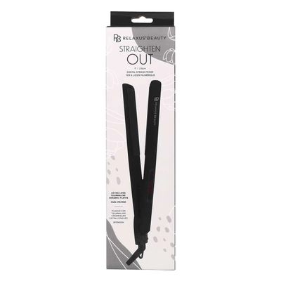 STRAIGHTEN OUT DIGITAL HAIR STRAIGHTENER, MIDNIGHT (544457)