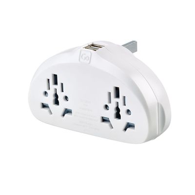 WORLD - UK ADAPTOR DUO + USB