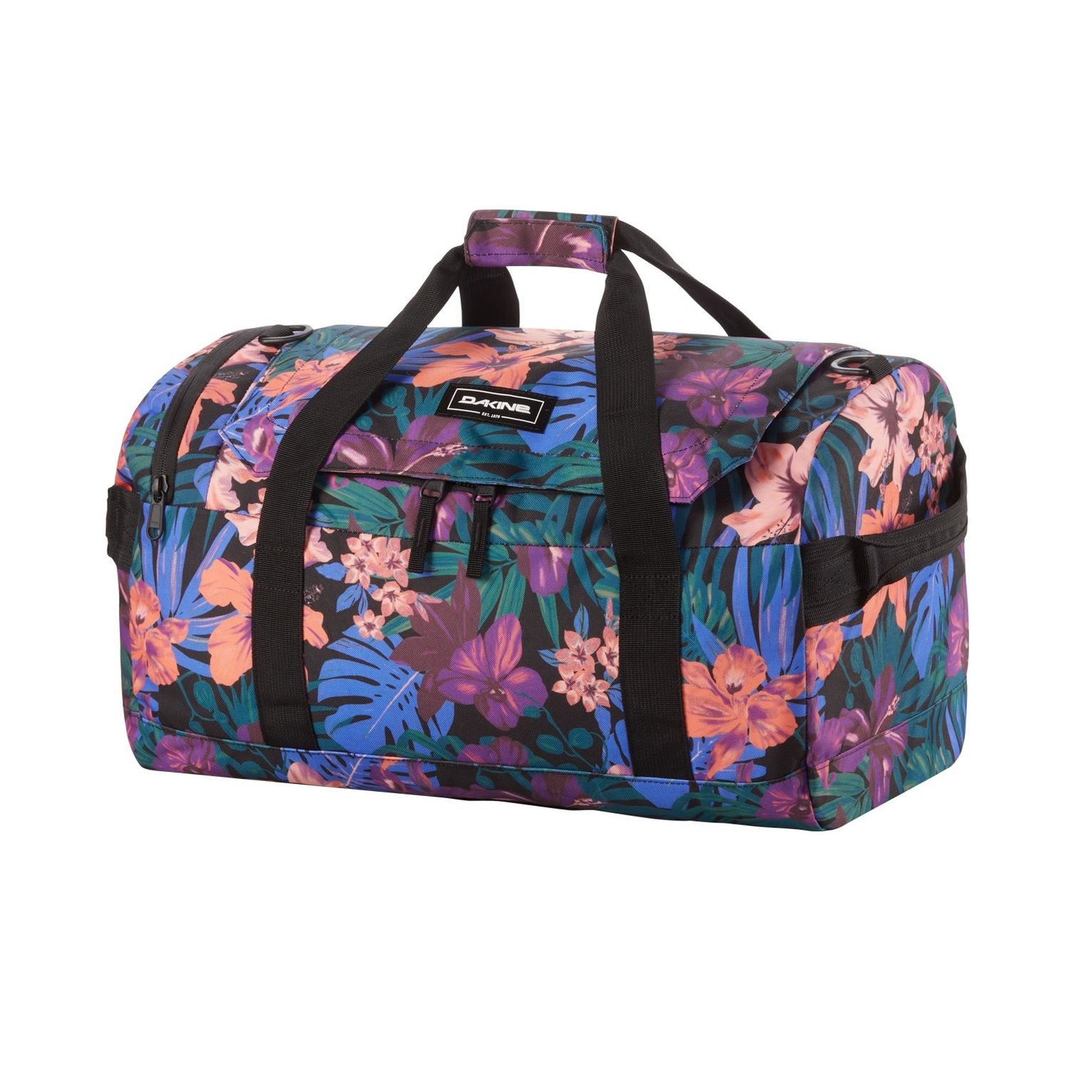EQ DUFFLE 35L (10002934) BLACK TROPIDELIC