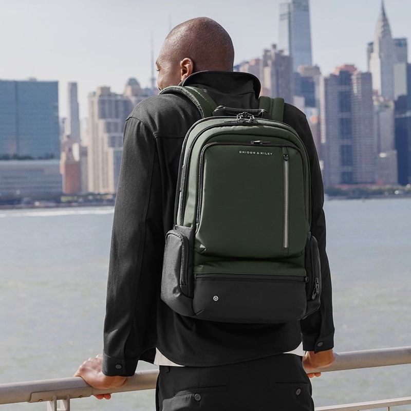 HTA RECYCLED LARGE CARGO BACKPACK (AK136-23) HUNTER GREEN