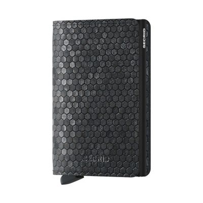 SLIMWALLET HEXAGON BLACK