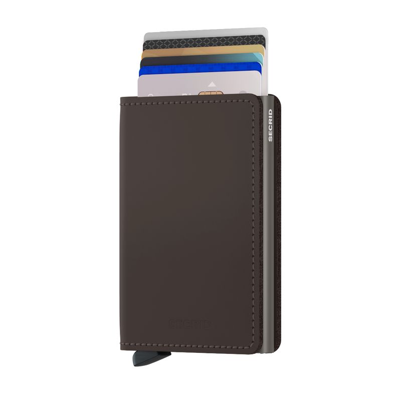 SLIMWALLET  MATTE TRUFFLE