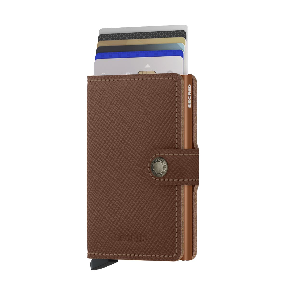 MINIWALLET SAFFIANO CARAMEL