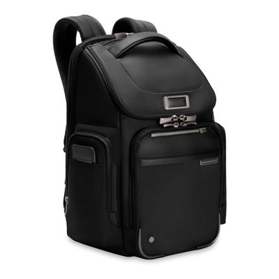 @WORK MEDIUM WIDEMOUTH BACKPACK (KK527-4) BLACK
