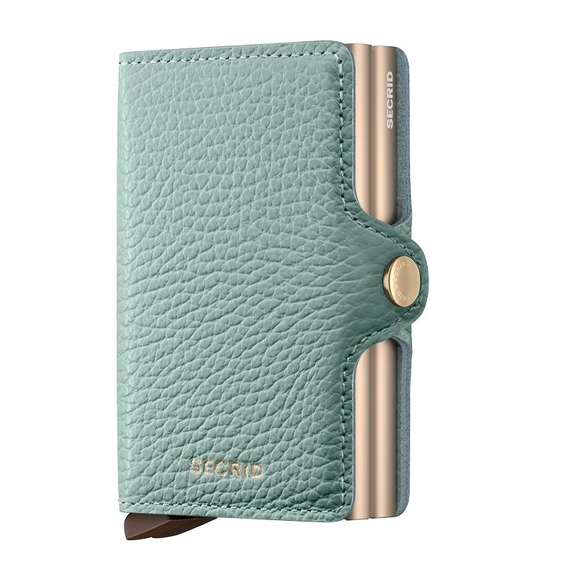 TWINWALLET PEBBLE SEA GREEN