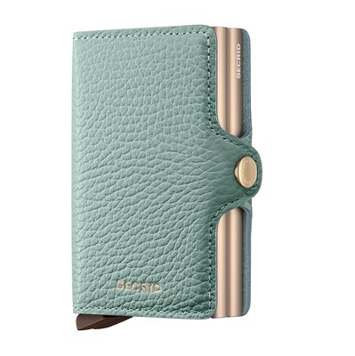TWINWALLET PEBBLE SEA GREEN