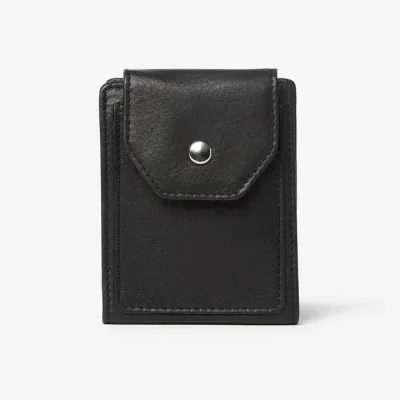 SNAP CARD CASE WALLET (1279) BLACK