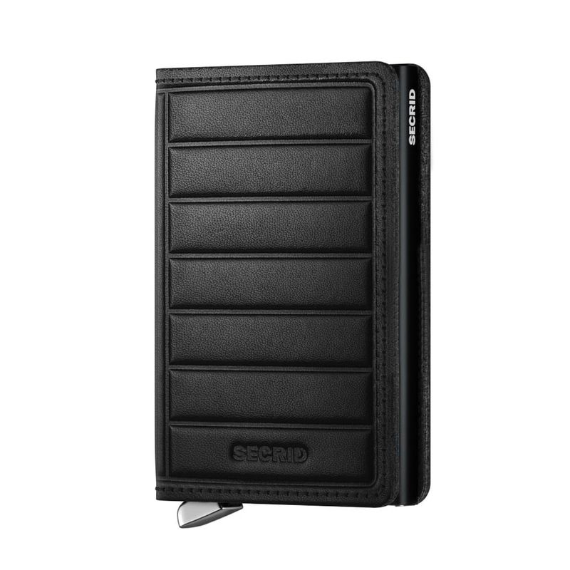 PREMIUM SLIMWALLET EMBOSS LINES BLACK