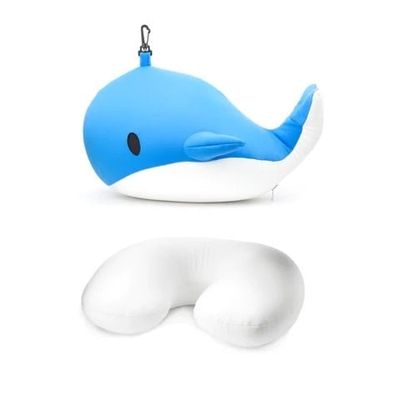 ZIP &amp; FLIP WHALE PILLOW (TT33)