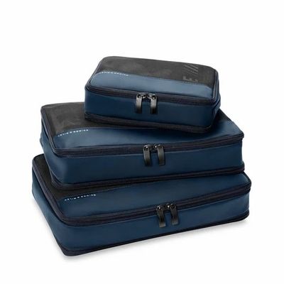 CARRY-ON EXPANDABLE COMPRESSION PACKING CUBE SET, NAVY (X111-5)