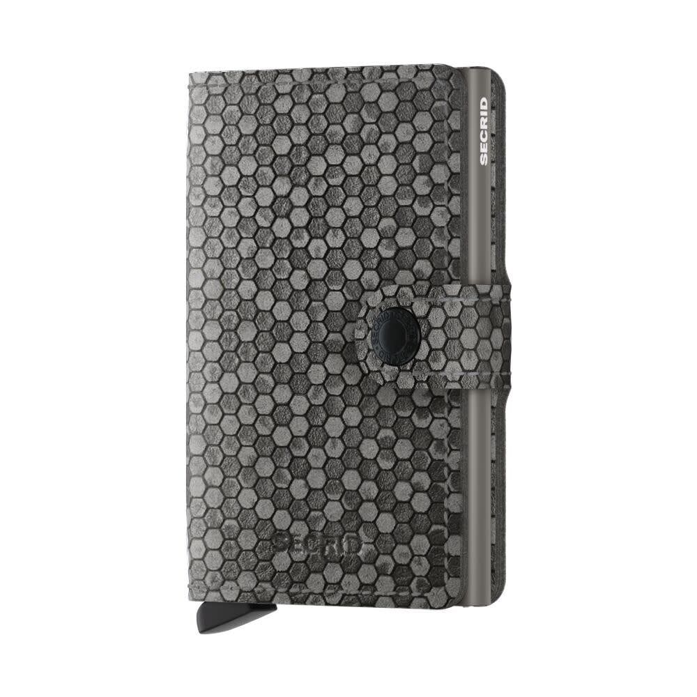 MINIWALLET HEXAGON GREY