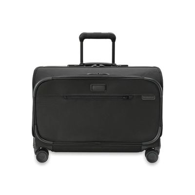 BASELINE WIDE CARRY-ON WHEELED GARMENT SPINNER, BLACK (BLU174SP-4)