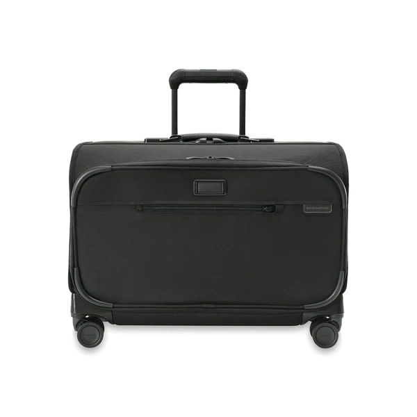 BASELINE WIDE CARRY-ON WHEELED GARMENT SPINNER, BLACK (BLU174SP-4)