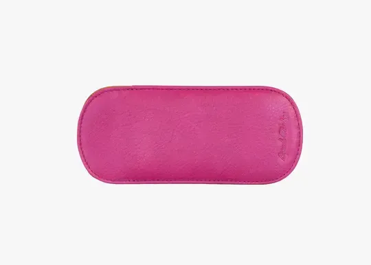 LEATHER EYEGLASS CASE (1729) CHIANTI