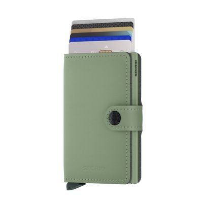 MINIWALLET YARD POWDER PISTACHIO (NON-LEATHER)