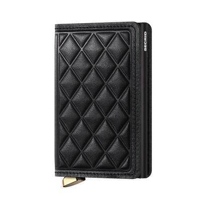 PREMIUM SLIMWALLET EMBOSS DIAMOND BLACK