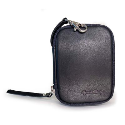 SQUARE LEATHER TECH CASE, BLACK (1913)