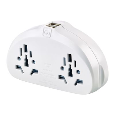 WORLD - AUS / CHINA ADAPTOR DUO + USB
