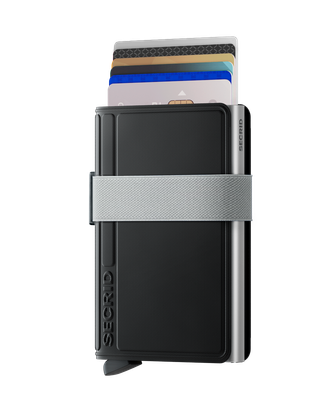 BANDWALLET TPU BLACK-WHITE (NON-LEATHER)