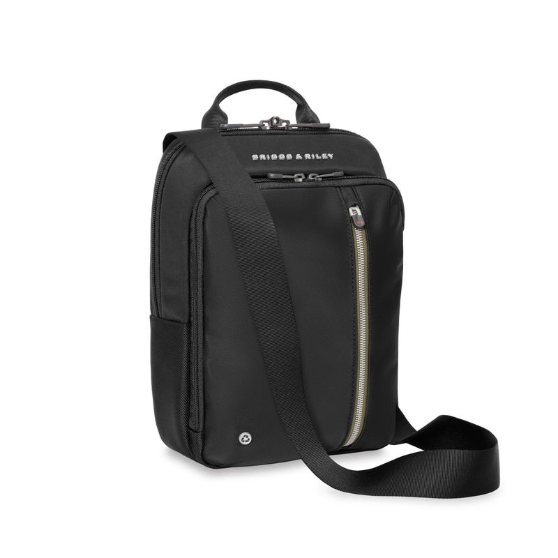 HTA RECYCLED CROSSBODY BAG (A115-4) BLACK