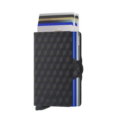 TWINWALLET OPTICAL BLUE-TITANIUM