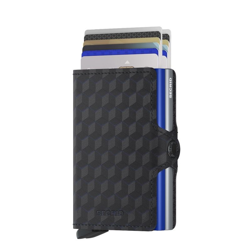 TWINWALLET OPTICAL BLUE-TITANIUM