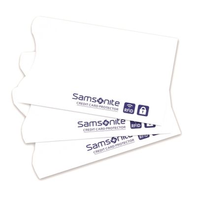 RFID CREDIT CARD SLEEVES 3 PACK (77772 1908) WHITE