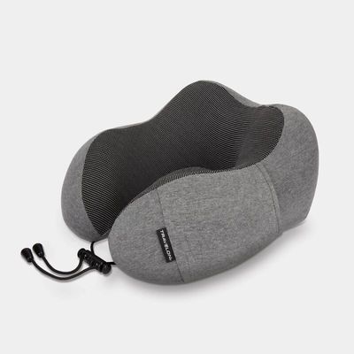 CONTOURED MEMORY FOAM TRAVEL PILLOW (13483 530) CHARCOAL
