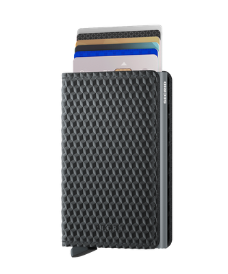 SLIMWALLET CUBIC BLACK-TITANIUM