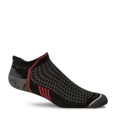 MEN&#39;S INCLINE MICRO MODERATE COMPRESSION SOCKS (PA6M) BLACK, SIZE M/L