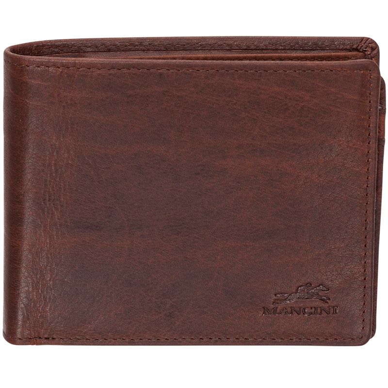 BUFFALO RFID CENTER WING BILLFOLD BROWN (99-54153)