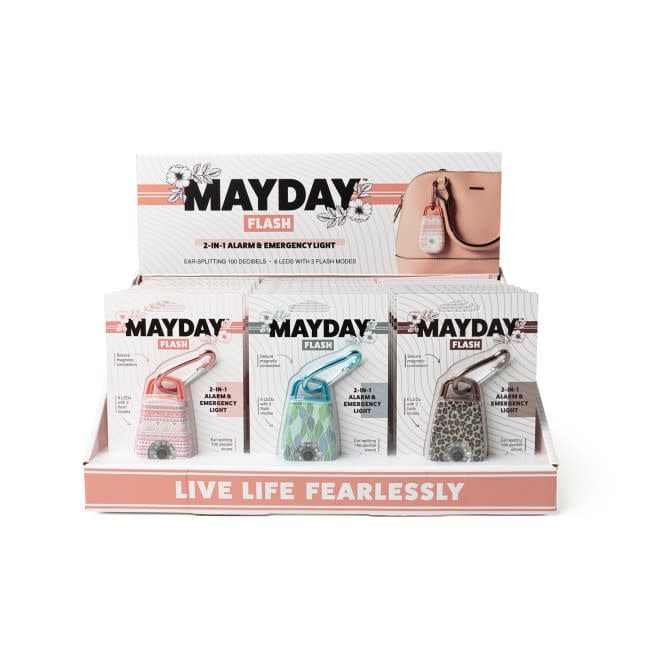MAYDAY FLASH 2-IN-1 ALARM &amp; EMERGENCY LIGHT (MAYFL)
