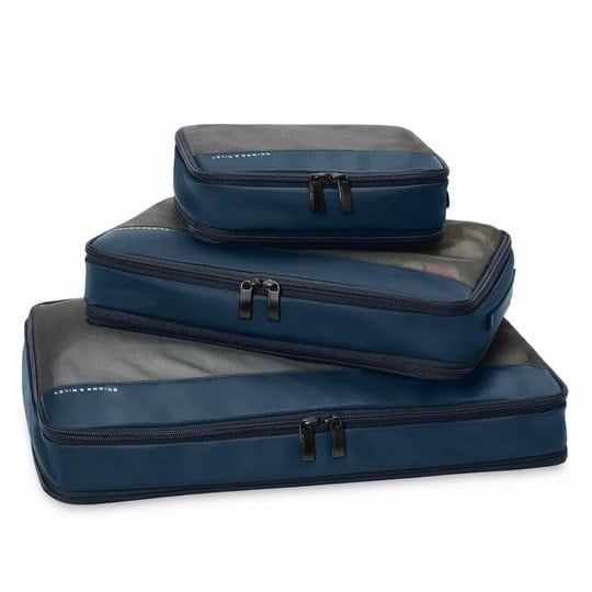 CHECK-IN EXPANDABLE PACKING CUBE SET, NAVY (X112-5)