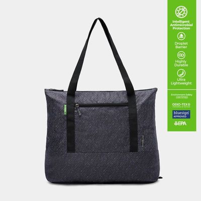 CLEAN PACKABLE TOTE (43542 51T) GRAY HEATHER